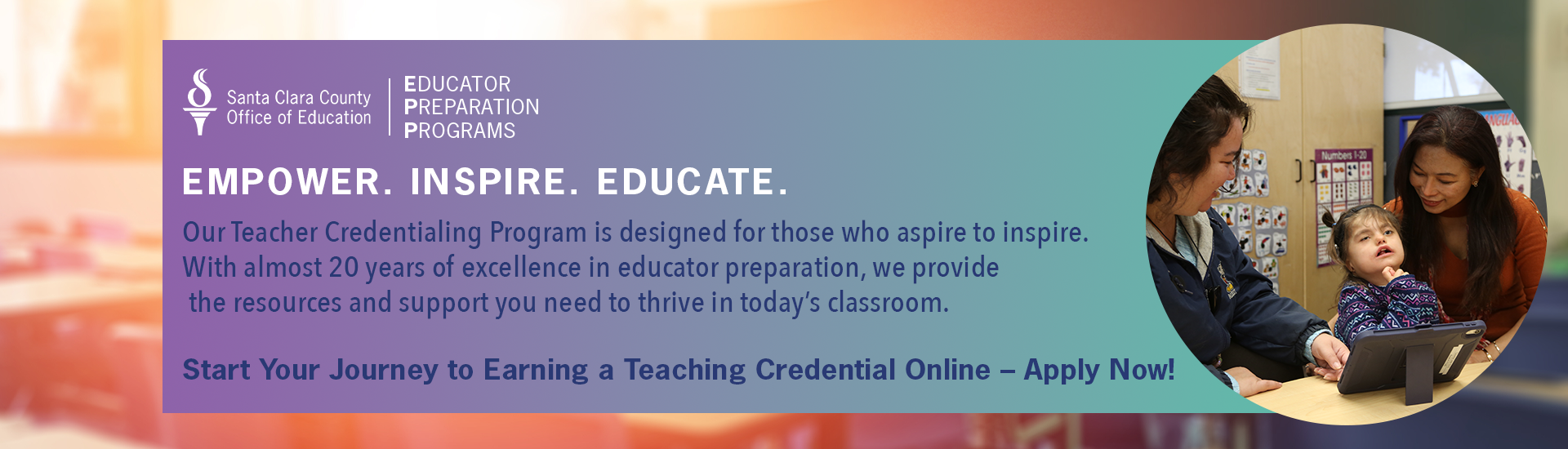 EPP Teaching Credentialing Program (Fall Semester Recruit)
