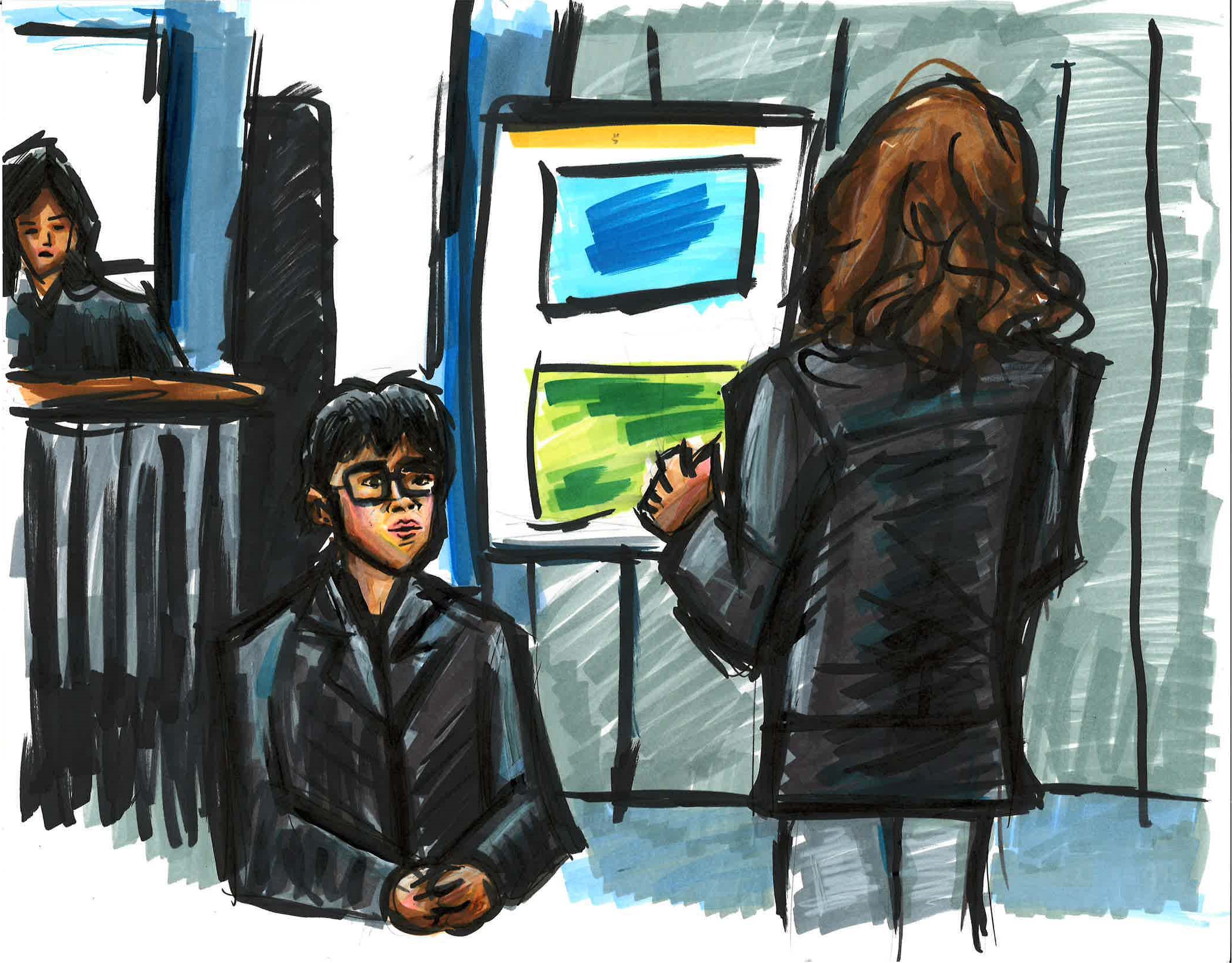 Junior Division Courtroom Artist