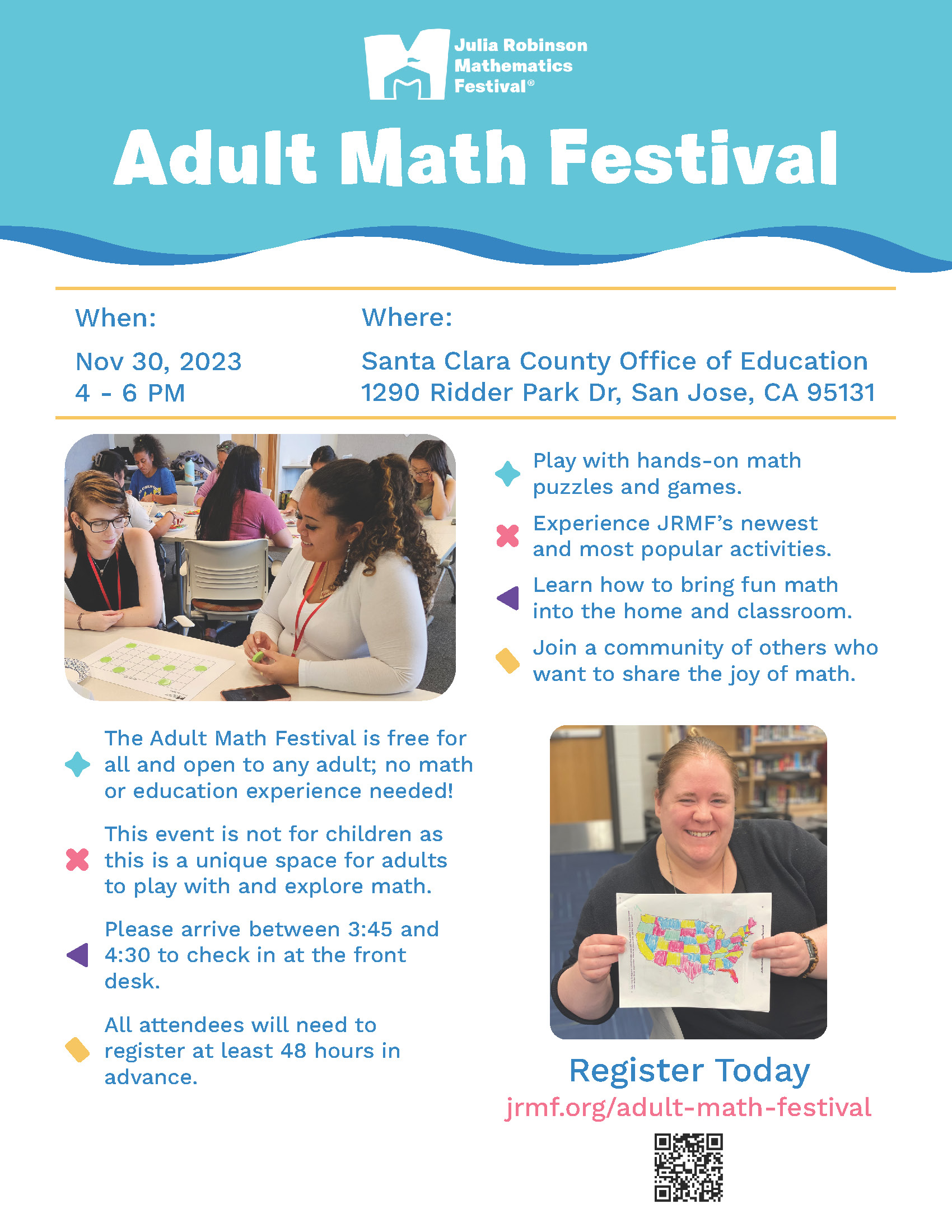 Adult JRMF Math Festival