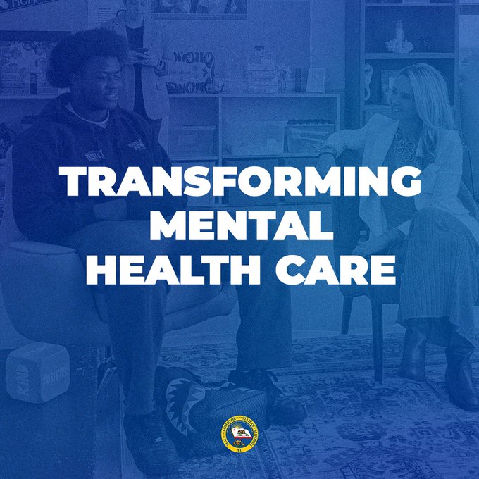 Transforming Mental Healthcare Title Image from Office of the Govenor