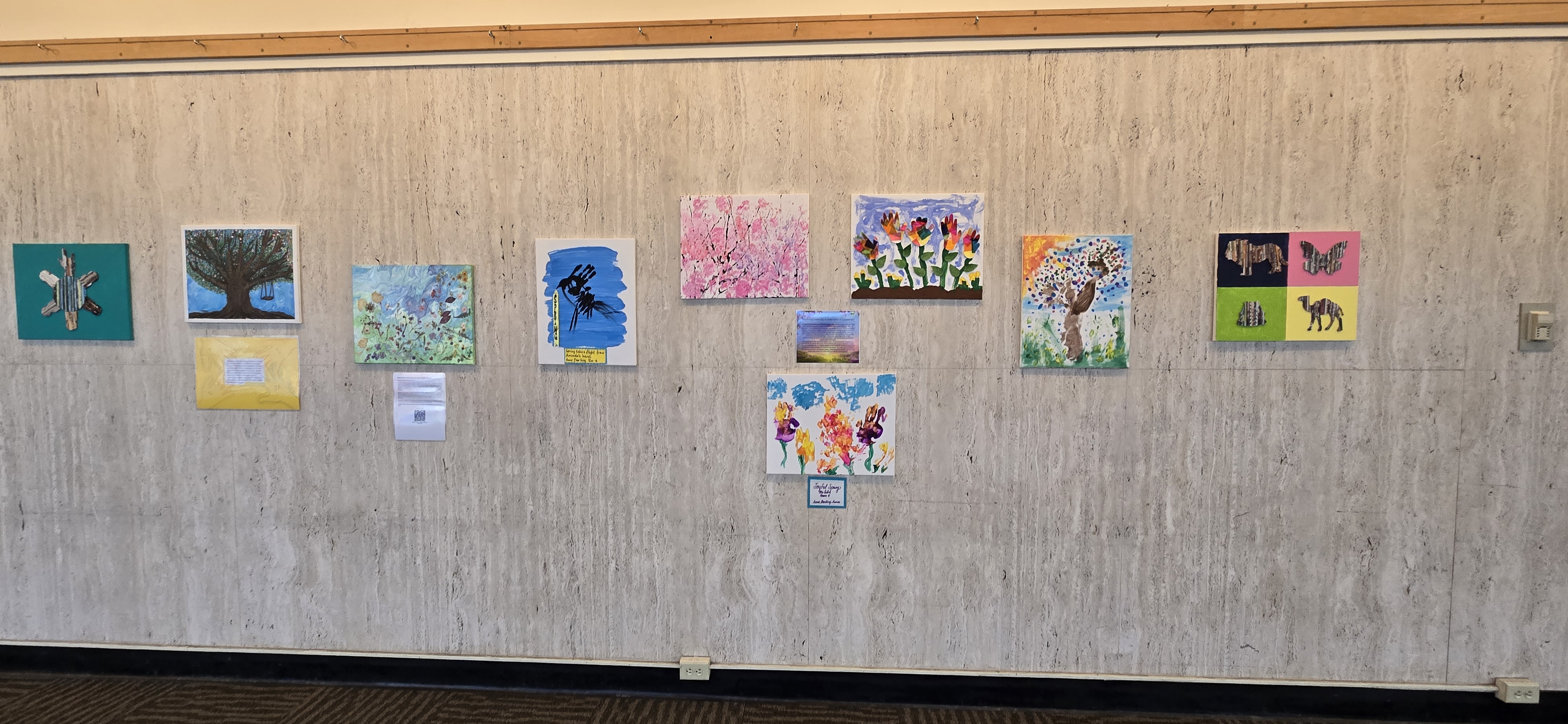 artwork on display at the County of Santa Clara’s West Hedding location