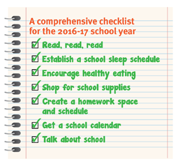 Back-to-School Basics Checklist