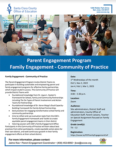 Community of Practice flyer