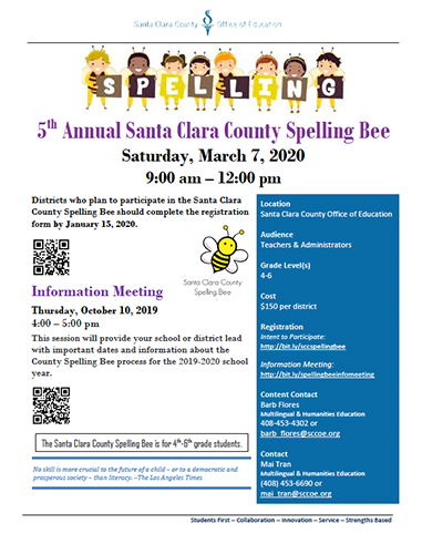 Flyer LA 5th Annual Spelling Bee