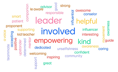 Word Cloud Peer Advocate